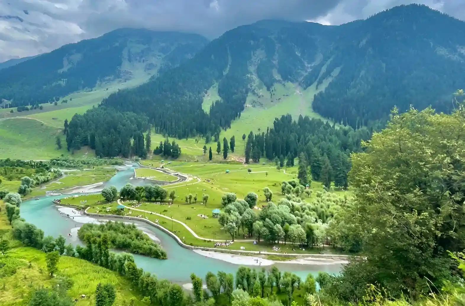 Pahalgam Valley in Kashmir