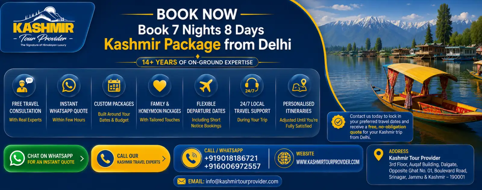 Plan Your Kashmir Trip from Delhi