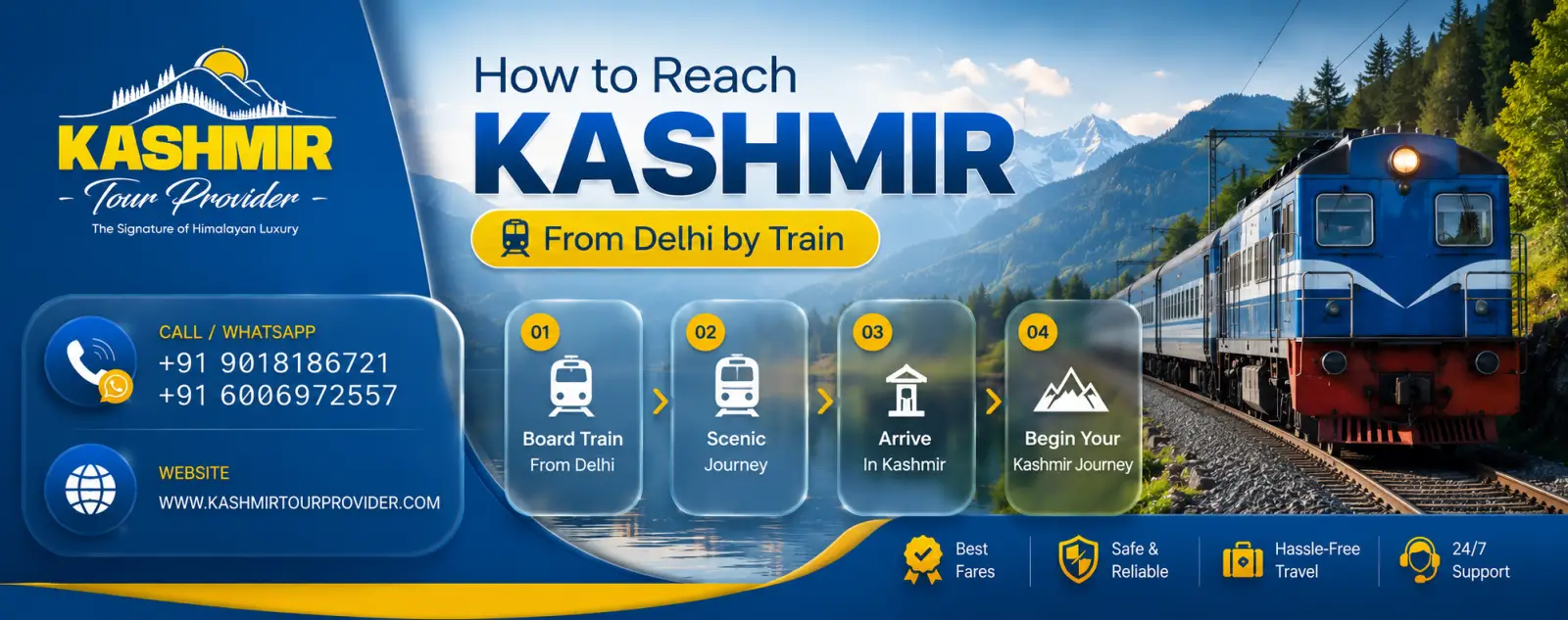 Jammu Tawi to Srinagar Vande Bharat Express Train Route