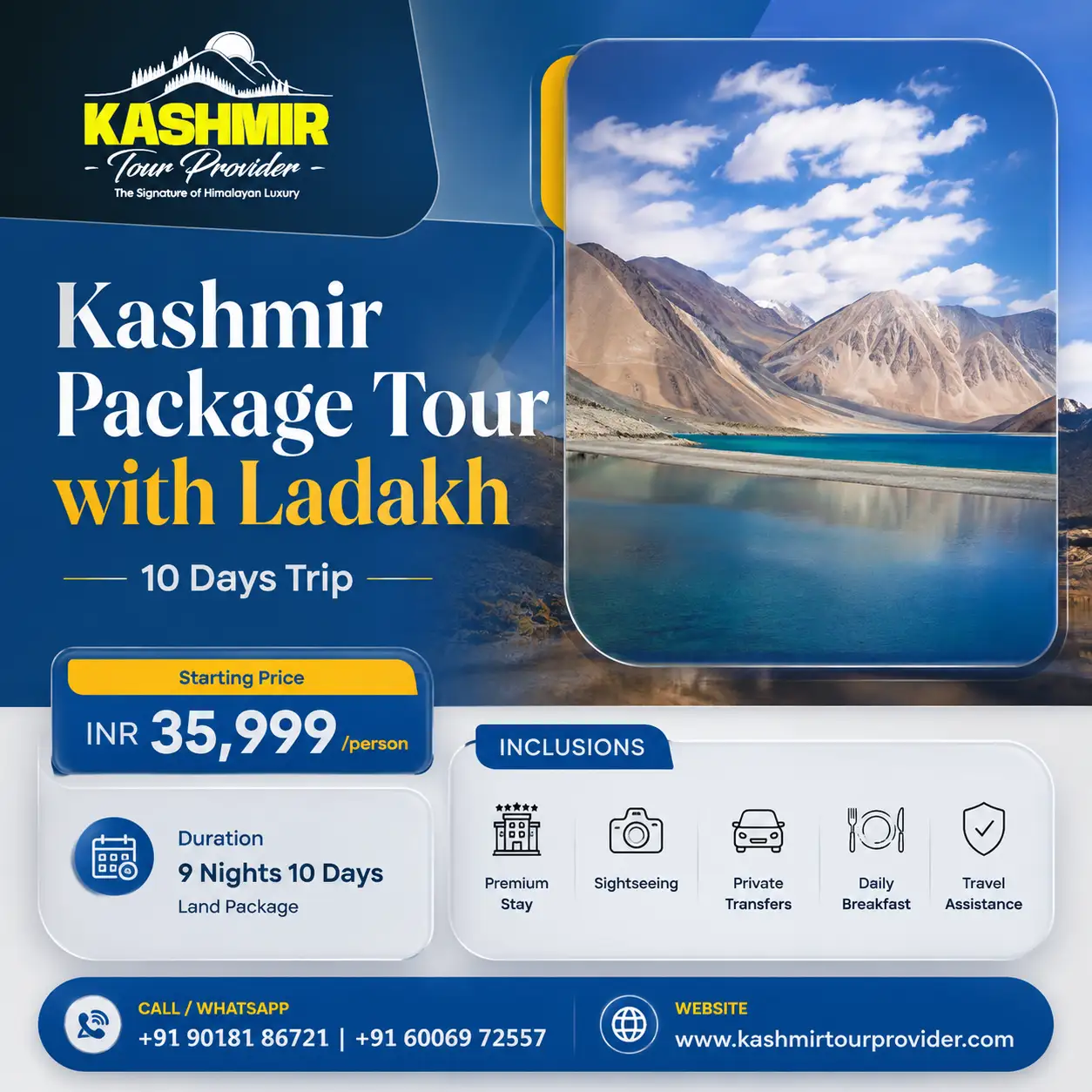 Kashmir Package Tour with Ladakh | 10 Days Trip