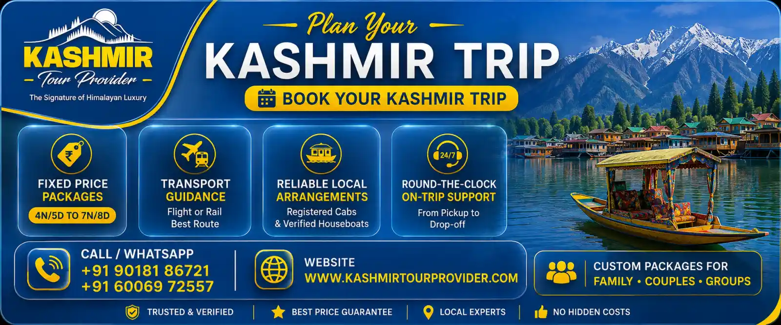 Book Your Kashmir Trip from Pune