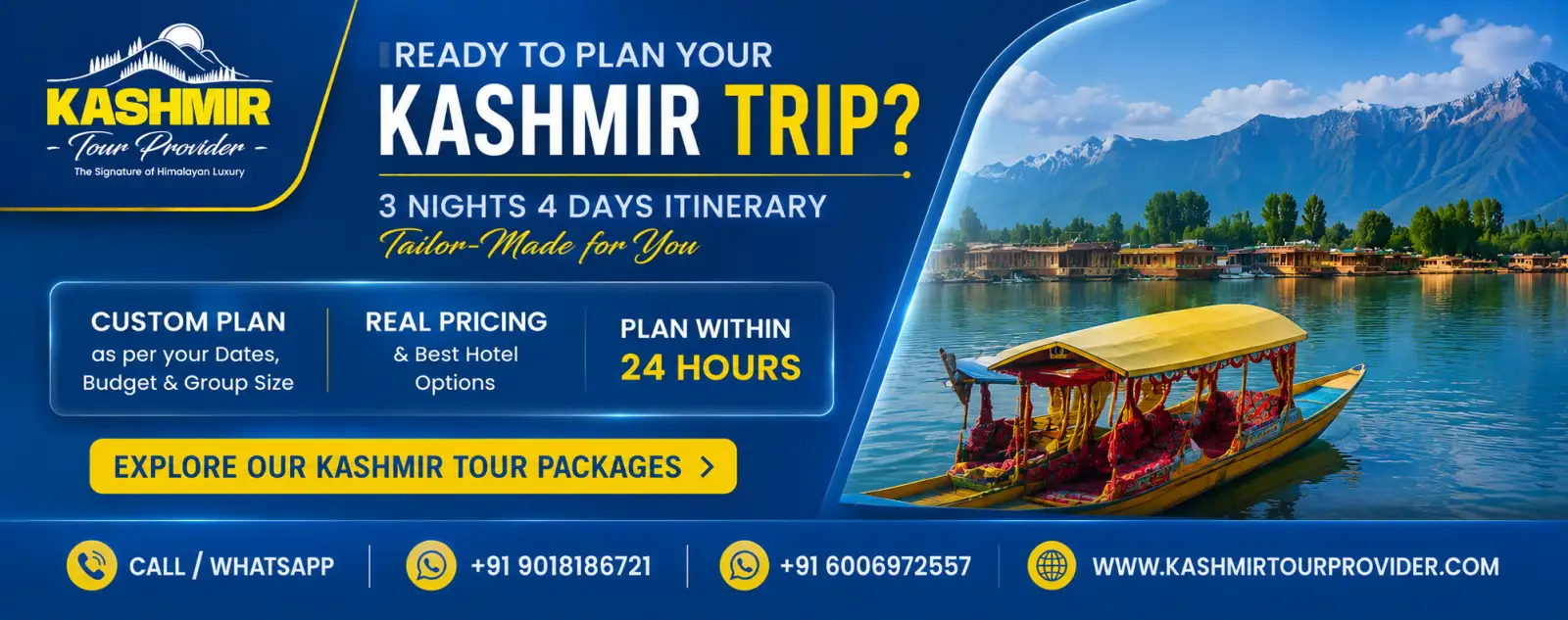 Plan Your Kashmir Trip from Delhi