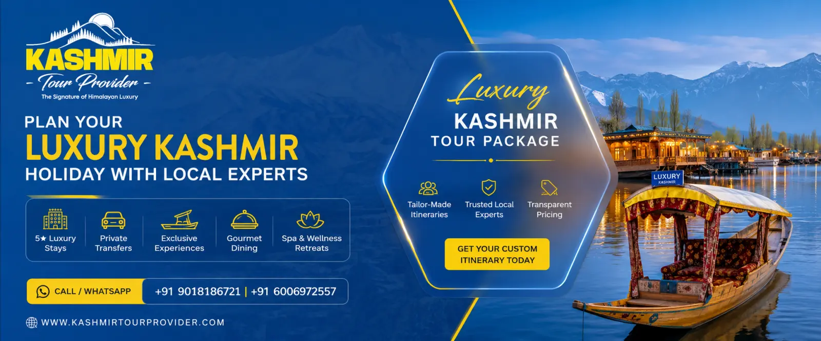 Plan Your Luxury Kashmir Tour Package